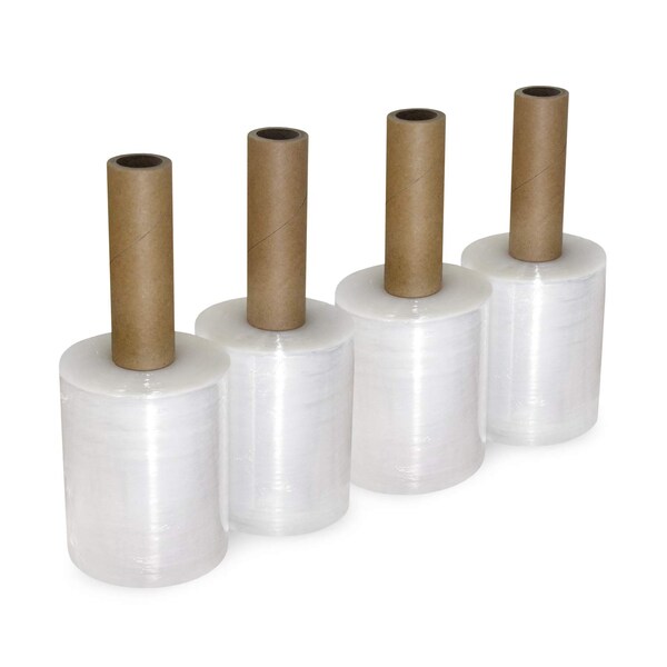 Idl Packaging Stretch Wrap Film, 5"x1000 Ft., Cast, Clear, PK4 F-51-4 - main